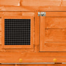 kaninbur 140x63x120 cm massivt fyrretræ
