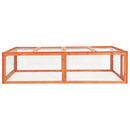 kaninbur 183x90x46,5 cm massivt fyrretræ