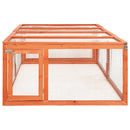 kaninbur 183x90x46,5 cm massivt fyrretræ