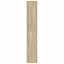 rumdeler/bogreol 100x24x140 cm konstrueret træ sonoma-eg