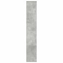 rumdeler/bogreol 100x24x140 cm konstrueret træ betongrå