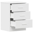 sengeborde 2 stk. 38x35x56 cm konstrueret træ hvid