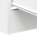 sengeborde 2 stk. 38x35x56 cm konstrueret træ hvid