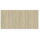 spisebord 180x90x76 cm konstrueret træ sonoma-eg