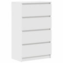skænk 60x35x98,5 cm konstrueret træ hvid