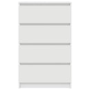 skænk 60x35x98,5 cm konstrueret træ hvid