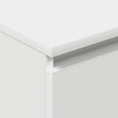 skænk 60x35x98,5 cm konstrueret træ hvid