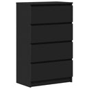 skænk 60x35x98,5 cm konstrueret træ sort