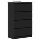 skænk 60x35x98,5 cm konstrueret træ sort