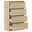 skænk 60x35x98,5 cm konstrueret træ sonoma-egetræsfarvet