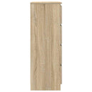 skænk 60x35x98,5 cm konstrueret træ sonoma-egetræsfarvet