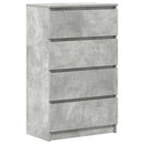 skænk 60x35x98,5 cm konstrueret træ betongrå