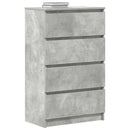 skænk 60x35x98,5 cm konstrueret træ betongrå