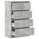 skænk 60x35x98,5 cm konstrueret træ betongrå