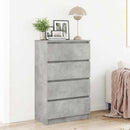 skænk 60x35x98,5 cm konstrueret træ betongrå