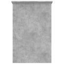 skrivebord 100x50x76 cm konstrueret træ betongrå
