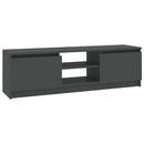tv-skab 120x30x35,5 cm konstrueret træ grå