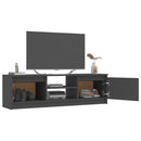 tv-skab 120x30x35,5 cm konstrueret træ grå