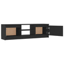 tv-skab 120x30x35,5 cm konstrueret træ grå