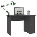 skrivebord 110x60x73 cm konstrueret træ grå