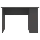 skrivebord 110x60x73 cm konstrueret træ grå