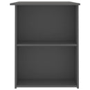 skrivebord 110x60x73 cm konstrueret træ grå