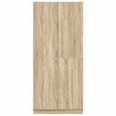 klædeskab 80x52x180 cm konstrueret træ sonoma-eg