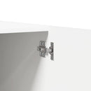 klædeskab 80x52x180 cm konstrueret træ hvid