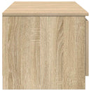 tv-bord 140x40x35,5 cm konstrueret træ sonoma-eg