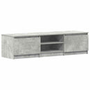 tv-bord 140x40x35,5 cm konstrueret træ betongrå