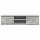 tv-bord 140x40x35,5 cm konstrueret træ betongrå