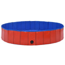 foldbart hundebassin 160 x 30 cm PVC rød