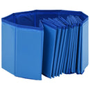 foldbart hundebassin 160 x 30 cm PVC blå