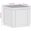 9-panels læsejl 1200x160 cm stof sandhvid