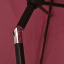 parasol 200x224 cm aluminium bordeaux