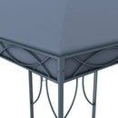 pavillon 400 x 300 cm antracitgrå