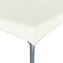 pavillon 300x300 cm aluminium cremefarvet