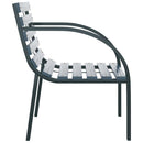 havestole 2 stk. træ grå