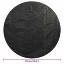 poolovertræk 250 cm PE sort