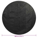 poolovertræk 300 cm PE sort