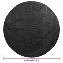 poolovertræk 455 cm PE sort