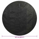 poolovertræk 527 cm PE sort