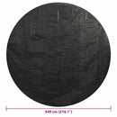 poolovertræk 549 cm PE sort