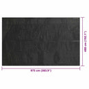 poolovertræk 975 x 488 PE sort