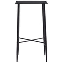 barbord 60 x 60 x 111 cm MDF sort