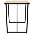 spisebord 120 x 60 x 75 cm MDF egetræsfarve