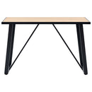 spisebord 120 x 60 x 75 cm MDF egetræsfarve