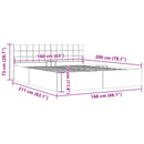 hydraulisk opbevaringsseng 160 x 200 cm stof lysegrå