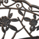 bistrobænk 100 cm bronzestøbt aluminium
