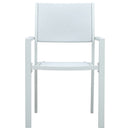 havestole 4 stk. plastik rattanlook hvid
